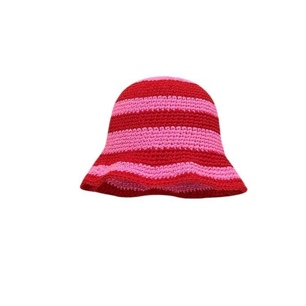 6870 Crochet Bucket Hat Knitted Fisherman Hat For Autumn Winter Trendy